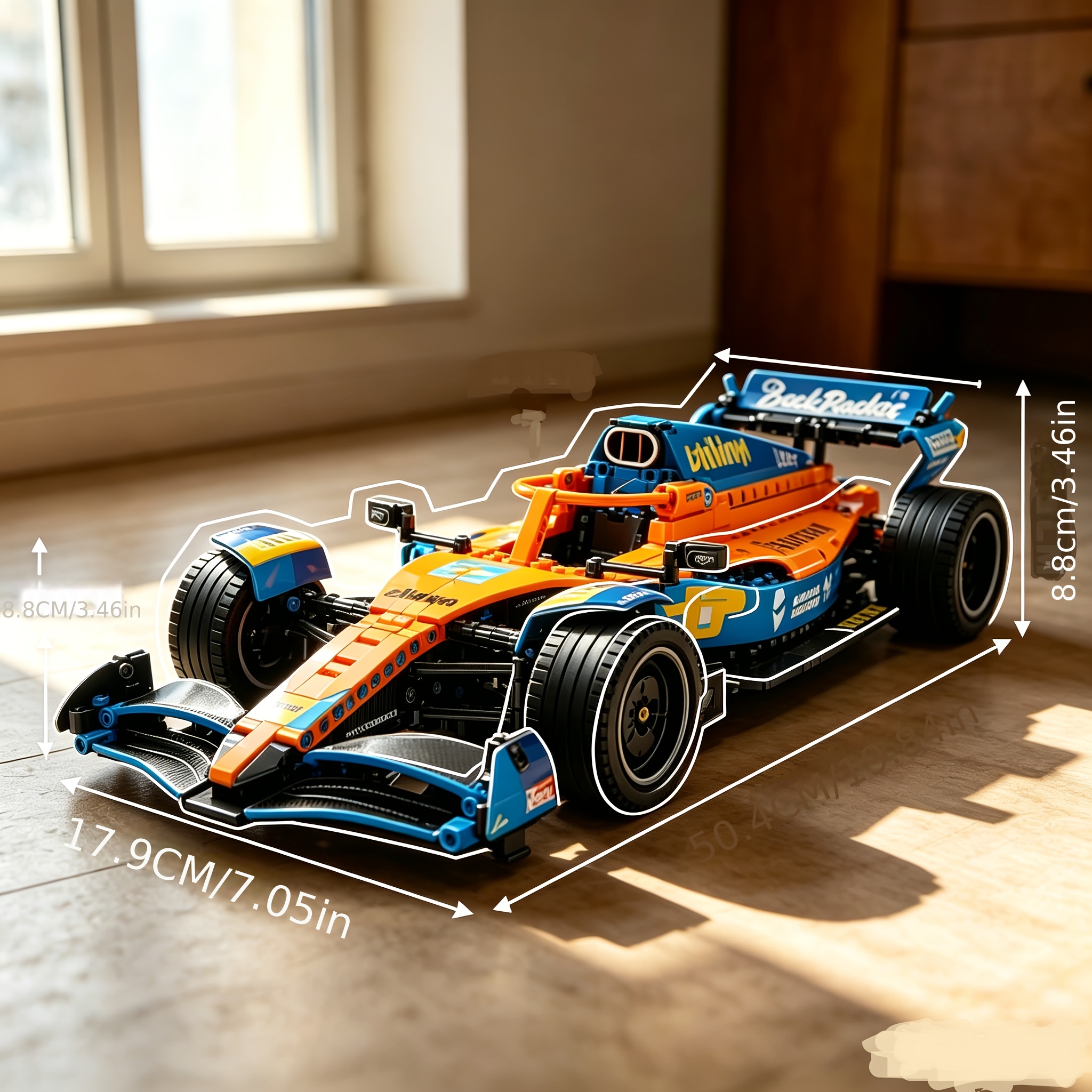 1:10 Supercar Building Blocks, Tech Sports Car Model